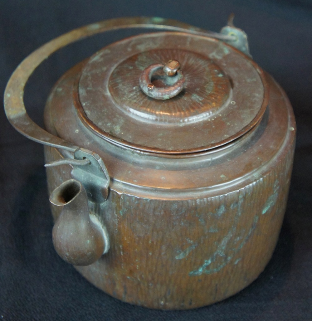 Antique bronze kettle hand made Japanese Tea Ceremony craft 1890 Japan - Picture 5 of 9