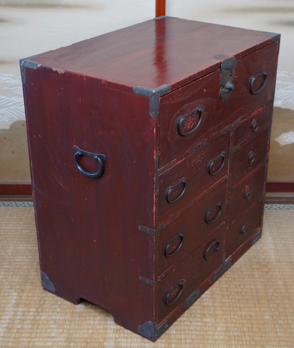 Antique Tansu Japanese furniture 1800s interior Japan wood eBay