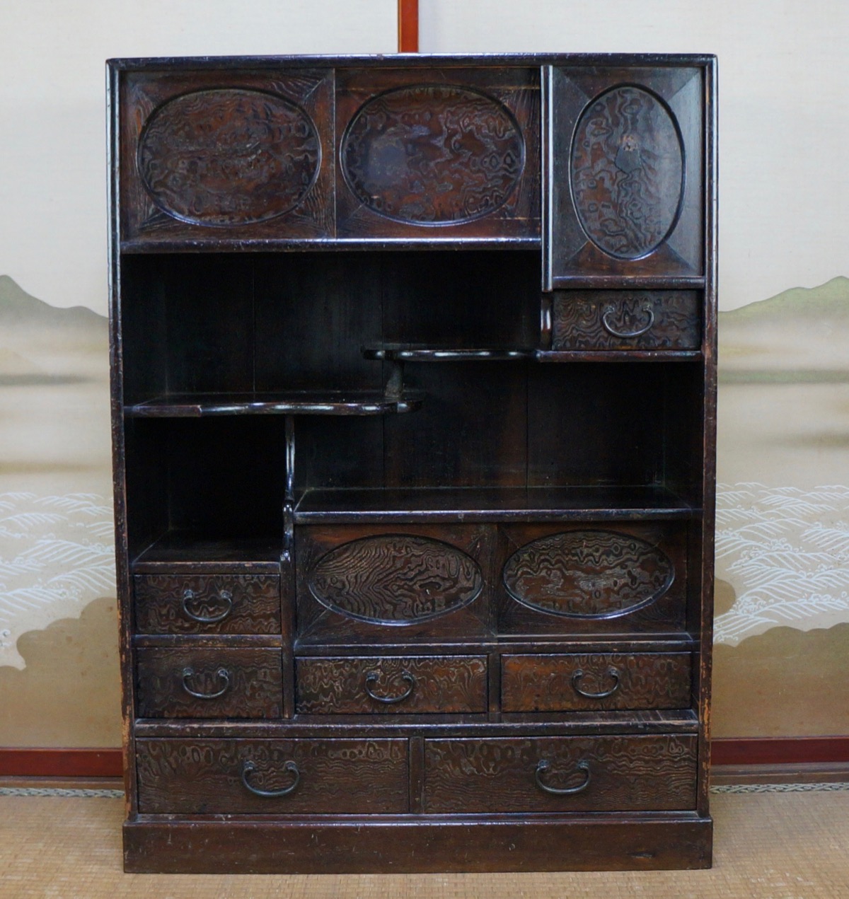 Antique Cadansu Japanese furniture 1890s interior Japan tea eBay