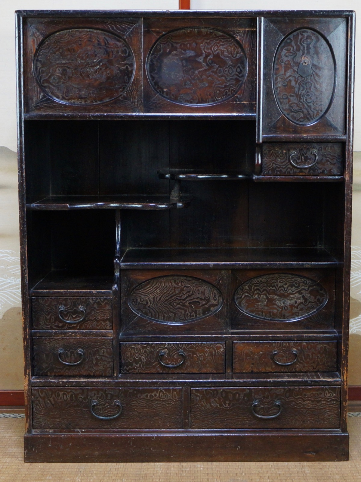 ANTIQUE CADANSU JAPANESE furniture 1890s interior Japan tea