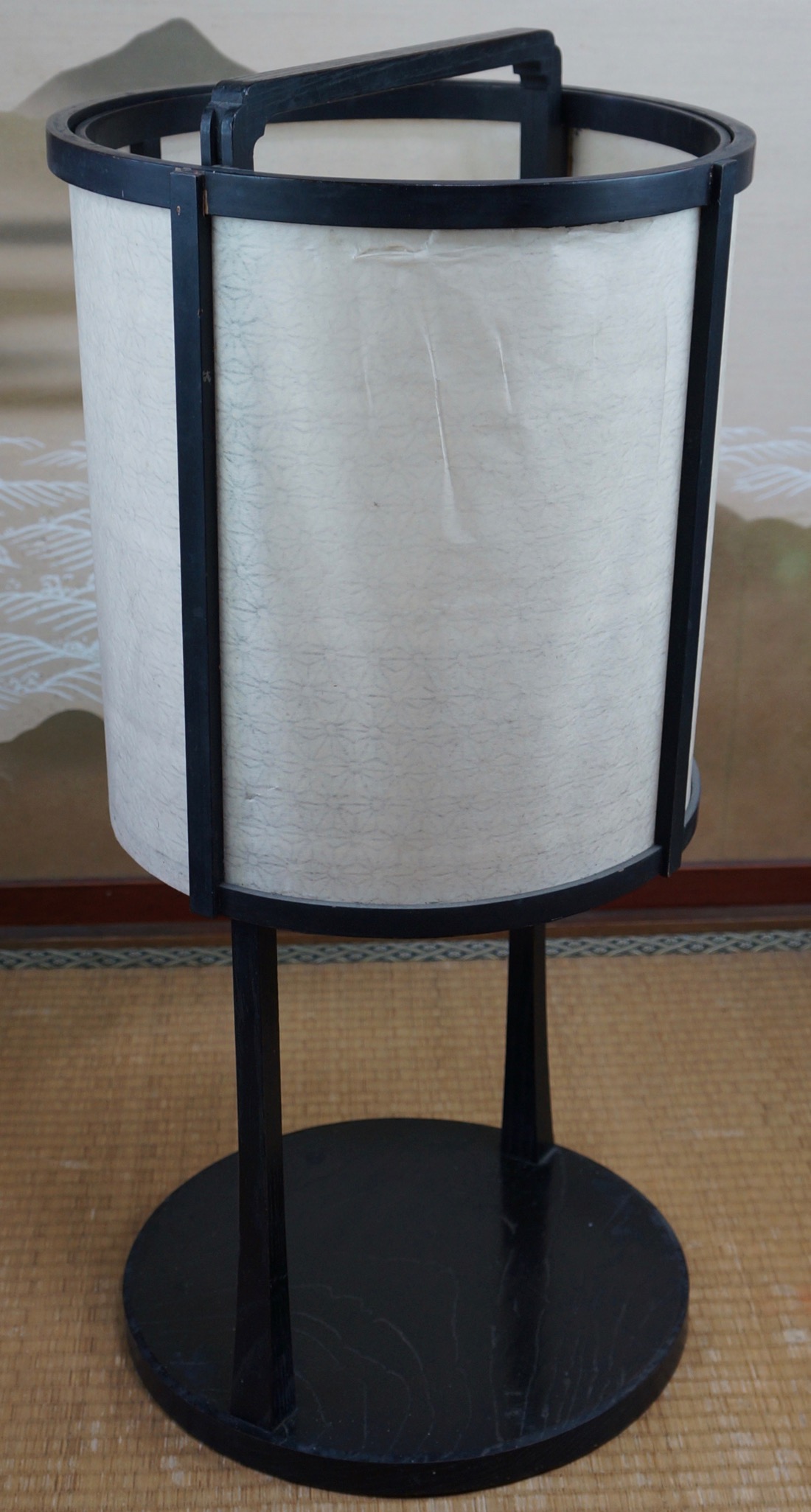 Antique Japanese Andon lamp architecture 1800s lantern original Japan