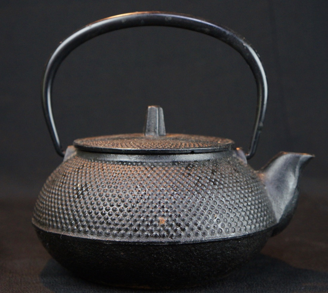 Vintage Tetsubin Japanese iron kettle 1900s Japan iron craft Nanbu eBay