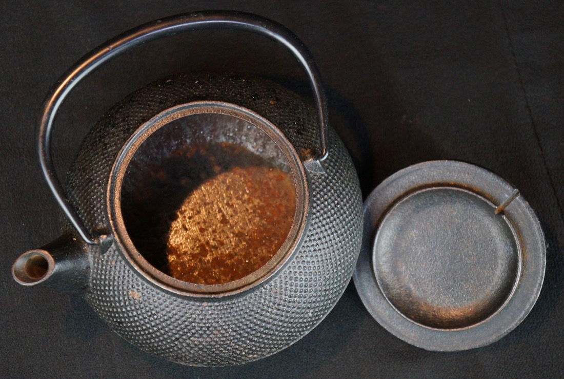 Vintage Tetsubin Japanese iron kettle 1900s Japan iron craft Nanbu eBay