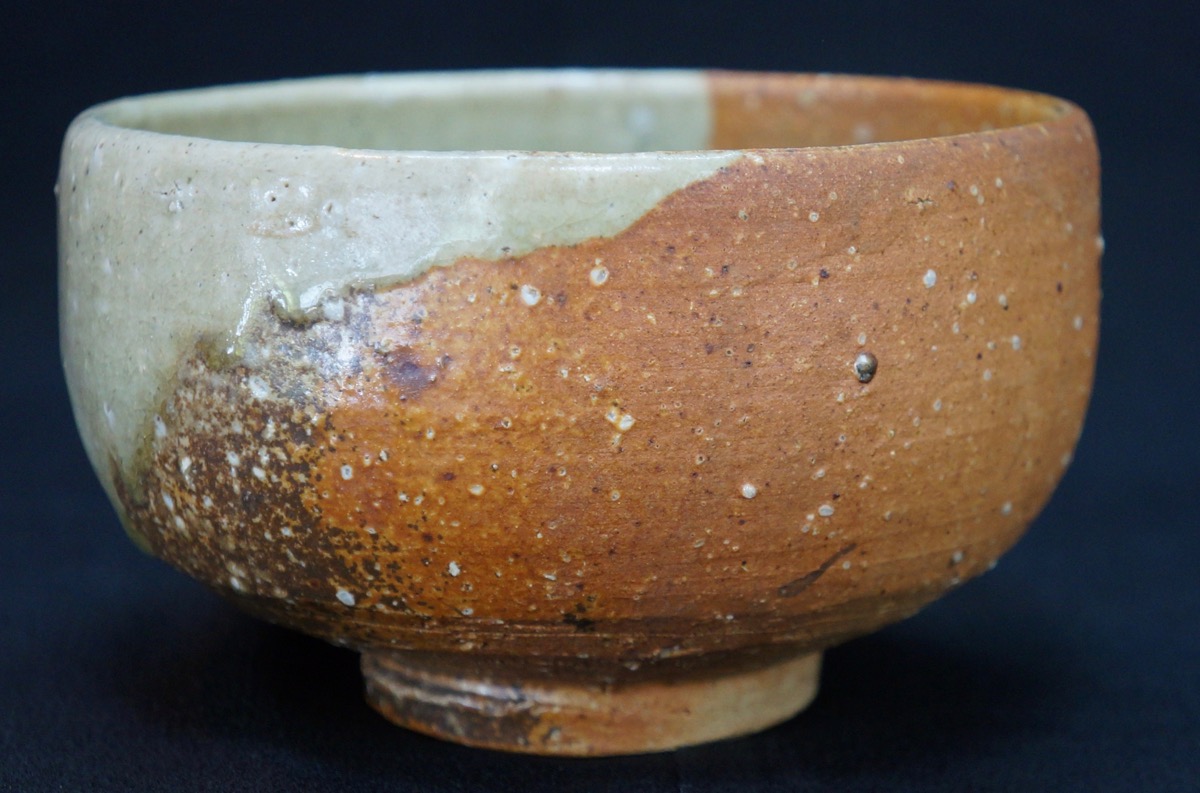 Yakimono ceramic Ochawan cup 1900's hand made Tea Ceremony Japanese art