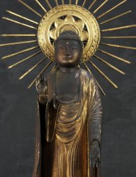 Antique Amida Nyorai Buddha 1800