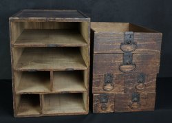 Antique tool box cabinet 1800