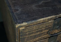 Antique tool box cabinet 1800