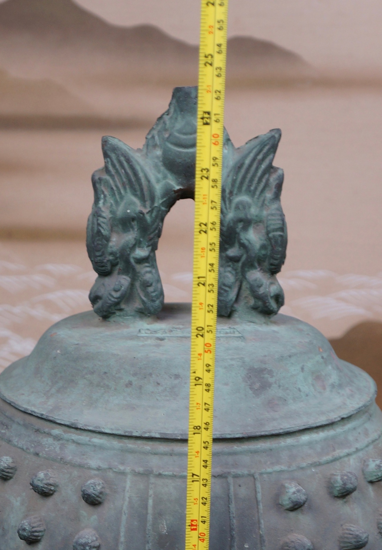 Antique Japan Buddhist temple bronze bell tower bell 1800s Japanese ...