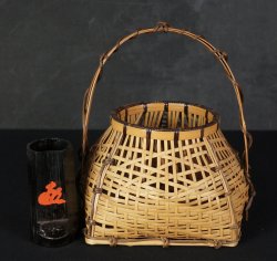 Bamboo woven Ikebana 1980