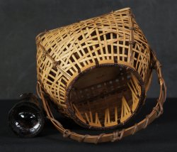 Bamboo woven Ikebana 1980