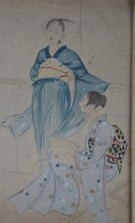 Bijin-ga watercolor 1910