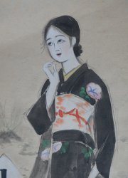 Bijin sketch 1910