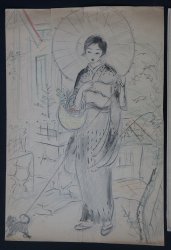 Bijin sketch 1910