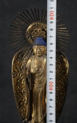 Buddha wood carving 1900