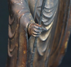 Jisobosatsu Buddhist wood sculpture 1700s
