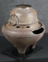 Chagama tea kettle Gifu 1970