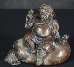 Daikoku Shinto bronze 1900