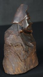 Ebisu wood carving 1900