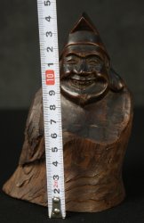 Ebisu wood carving 1900