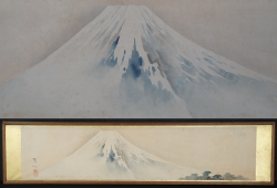 Fuji watercolor art 1880