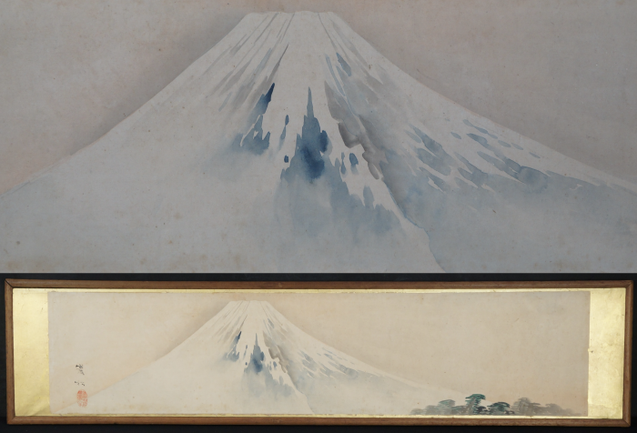 Fuji watercolor art 1880