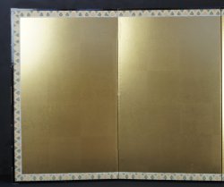 Gold Byobu panel1980