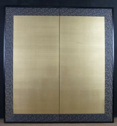 Gold Byobu screen 1980