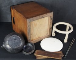 Hibachi tea making 1930
