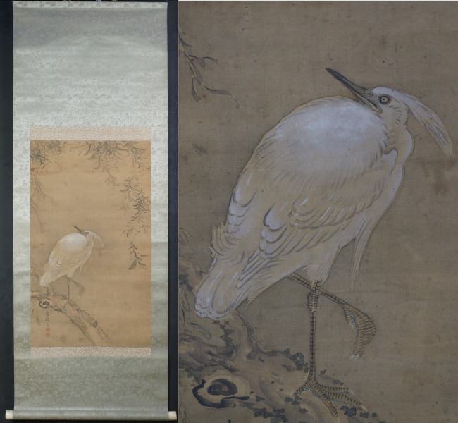 Hoson Sagi bird 1880