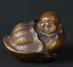 Hotei deity fortune 1900