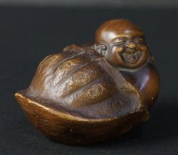 Hotei deity fortune 1900