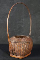 Ikebana bamboo vase 1950 B