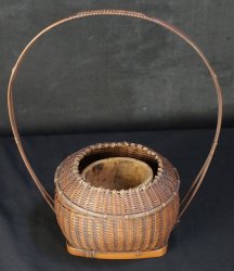 Ikebana bamboo vase 1950 B