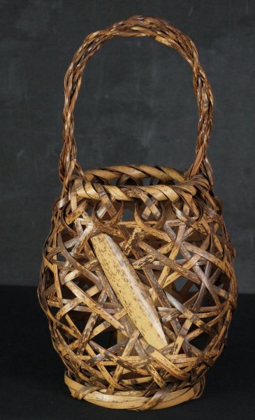 Ikebana vase bamboo 1980