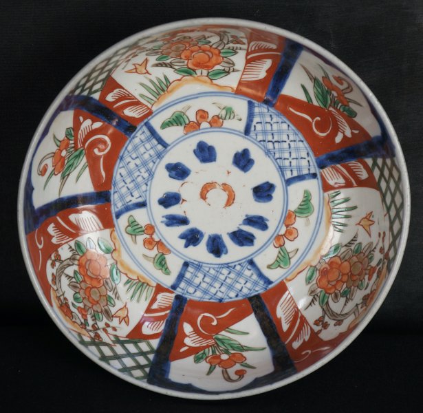 Imari-Domburi plate 1890s