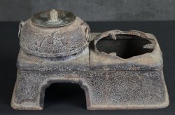 Japan cast iron kettle tea 1890