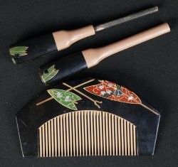 Kanzashi wood craft 1950