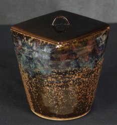 Mizusashi Seto ceramic 1970