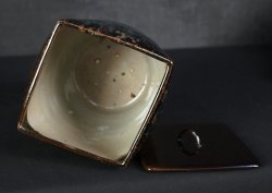 Mizusashi Seto ceramic 1970