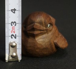 Netsuke bird chick 1970