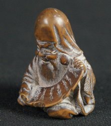 Netsuke Fukurokuji 1800