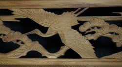 Ramma panel wood carving 1970