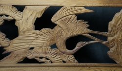 Ramma panel wood carving 1970