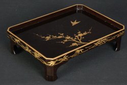 Sakura wood tray 1900