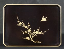 Sakura wood tray 1900