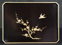 Sakura wood tray 1900