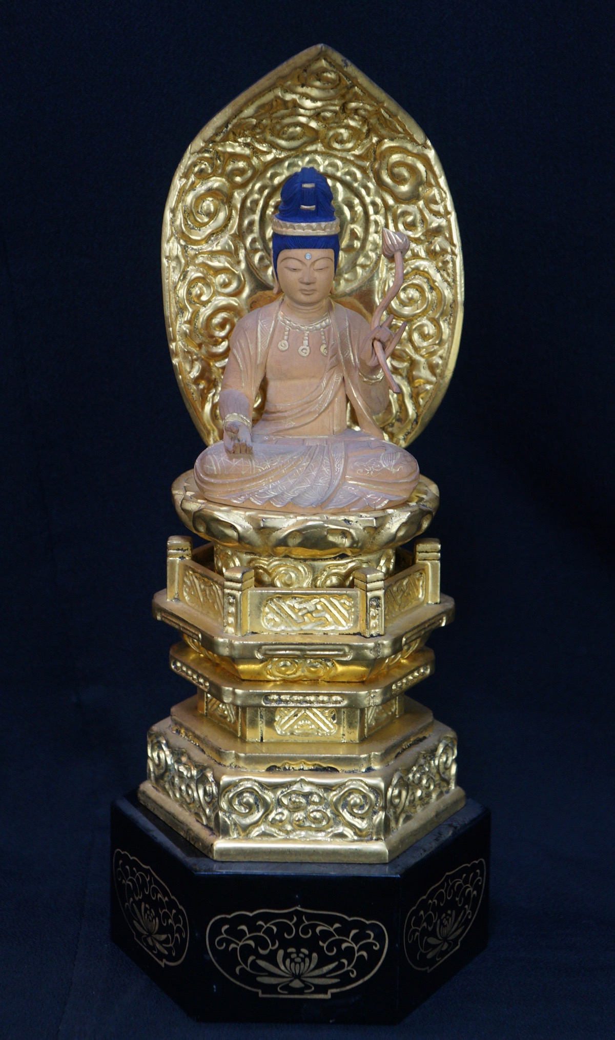 Buddha wood sculpture Japanese Buddhist craft 1950s Japan Butsuzo | eBay
