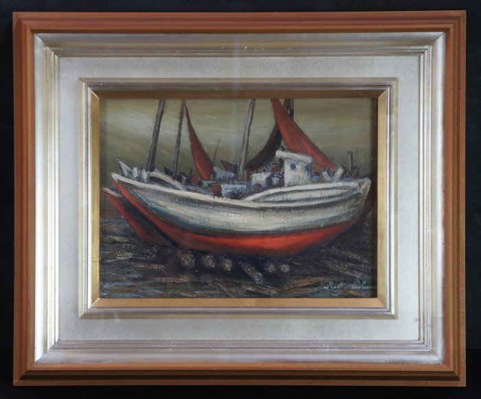 Senzo landed boats 1973 oil