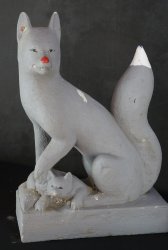 Shinto Kitsune fox 1950