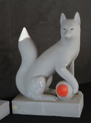 Shinto Kitsune fox 1950